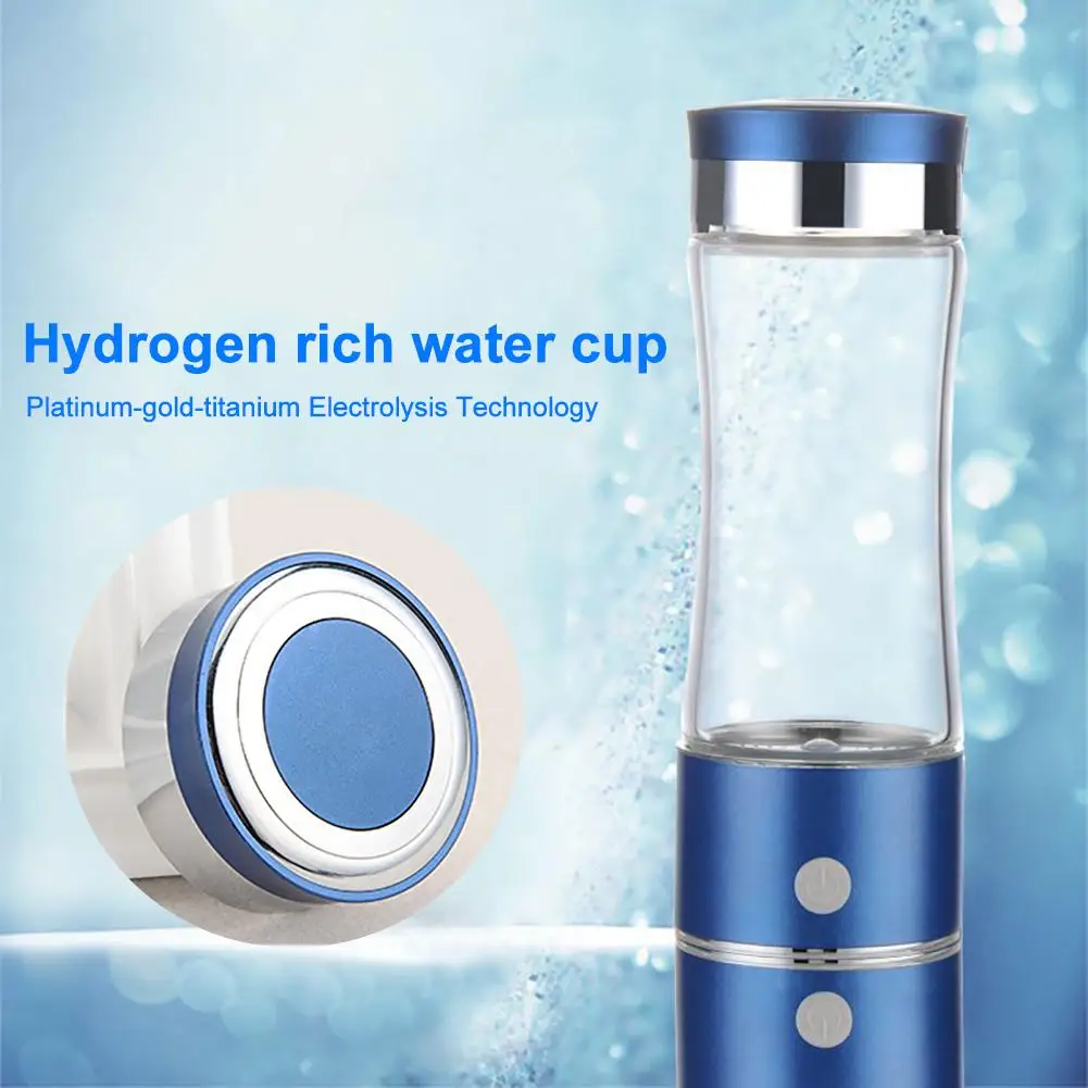 

Portable Hydrogen Rich Water Maker LED Ionizer Generator Electrolysis Bottle Cup Fashion