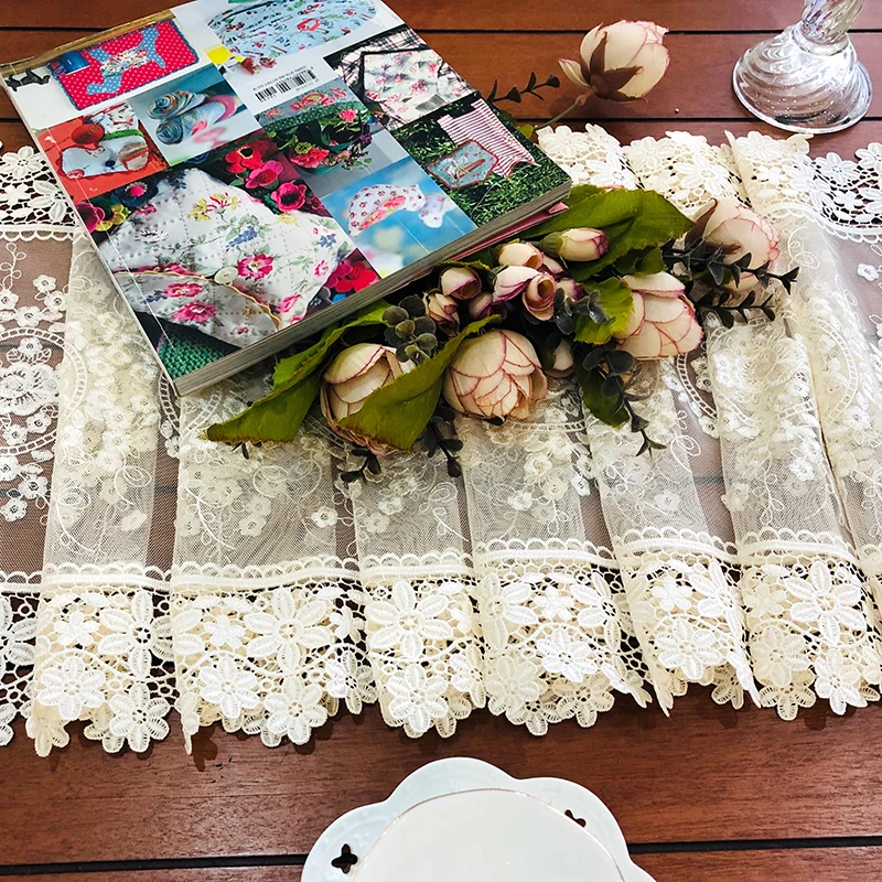 Najtaniej Dumna róża europejski stół flaga koronkowy bieżnik jasny złoty TV nakrycie na szafkę ręcznik ślubny dekoracyjny ręcznik