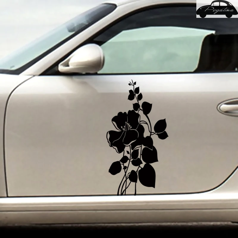Pegatina Flower Butterfly Sticker Car Decal Posters Vinyl Wall Decals Decor Mural Sticker