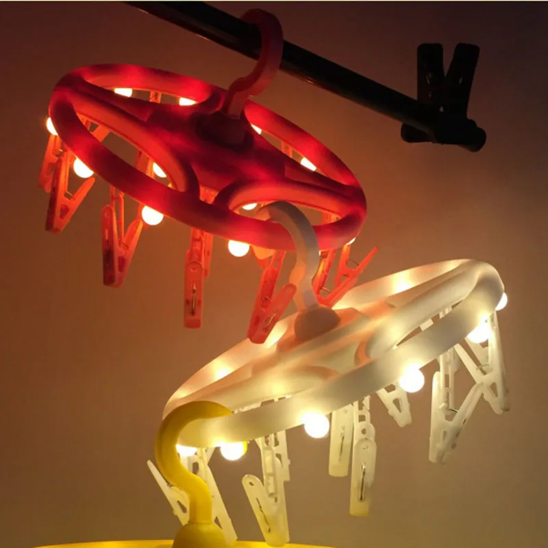 LED Festoon Hanger Lights Photo Clip Night Lights Home Holiday Decor