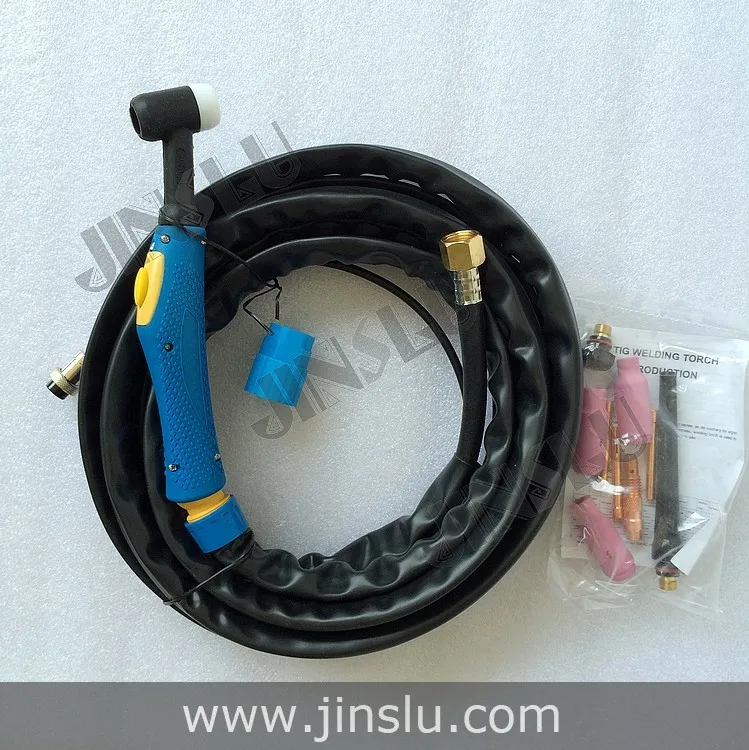 Tig Welder Welding Torch WP 26 WP26 Air Cooled Argon Arc Torch 4M Blue