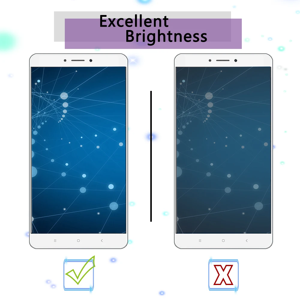 Оригинальный ЖК дисплей 6 44 дюйма для Xiaomi Mi Max 2 с сенсорным экраном и дигитайзером