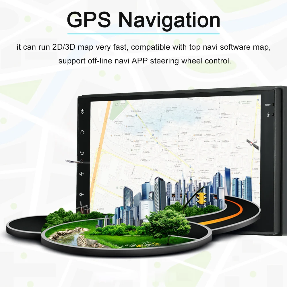 Car Multimedia Player Universal Android 7.1 System GPS Navigation Radio System 7 Inch BT In-dash Navigation Car Multimedia Player Universal Android 7.1 System GPS Navigation Radio System 7 Inch BT In-dash Navigation