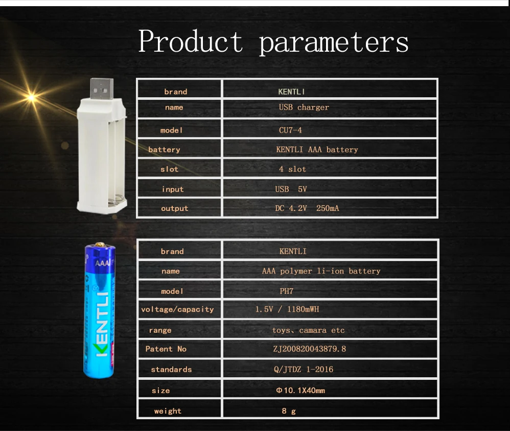 Pcs 1.5 v KENTLI 1180mWh 6 aaa