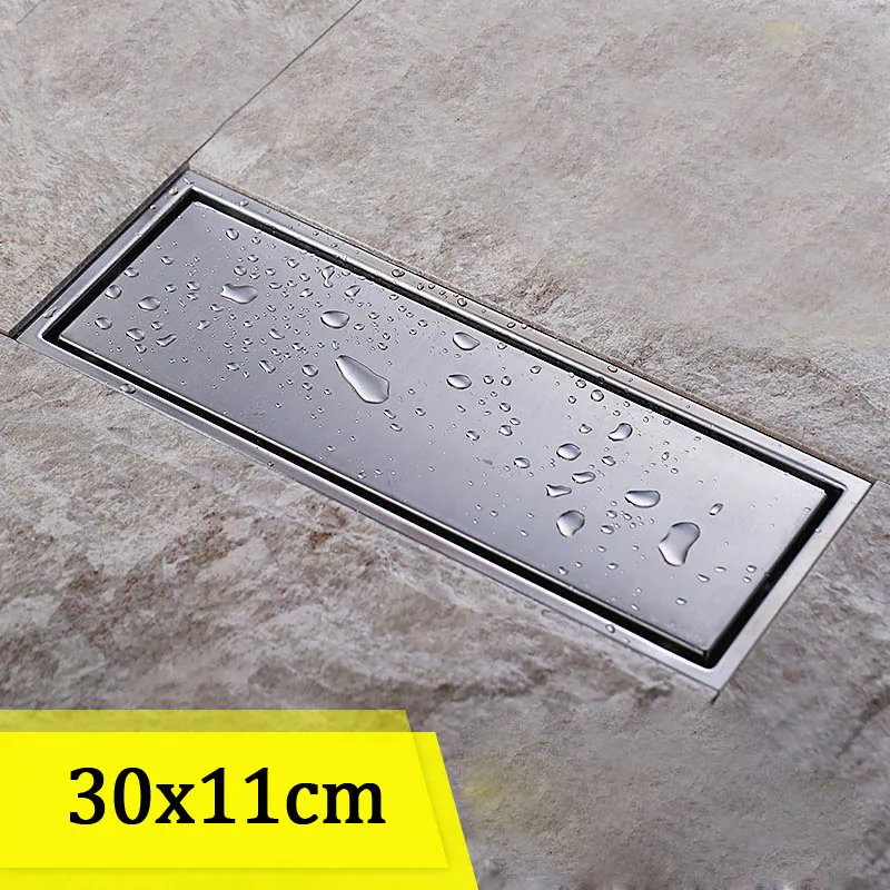 

Stainless Steel Rectangular Floor Drain Washing Machine Chrome Dedicated Outdoor Pool Drain