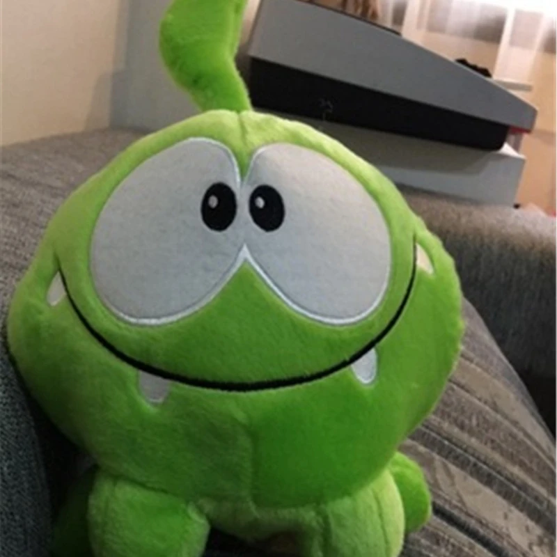 Lovely 720cm om nom frog plush toys cut the rope soft stuffed cut the rope figure classic toys doll game nice gift for kids (3)