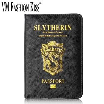 

Avengers League Cartoon Anime Wakanda Rfid Blocking Passport Set Leather Passport Case Holder Cards ASGARD Hydra Shield Starflee