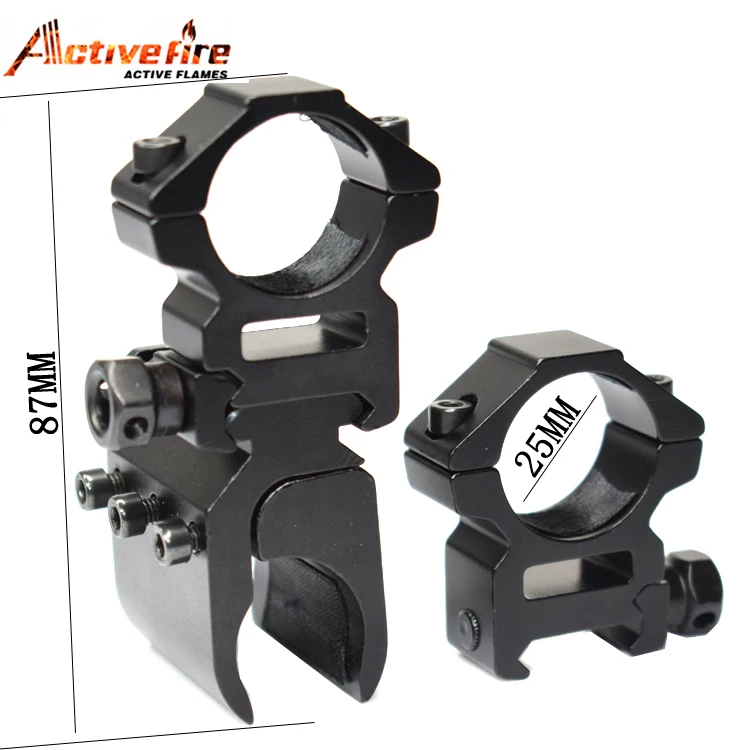 

25.4mm Ring 11mm Base Dovetail Rail Mount High Profile Scope Lasers Flashlight Air Rifle Sight Pistol Airsoft Gun TORCH mount
