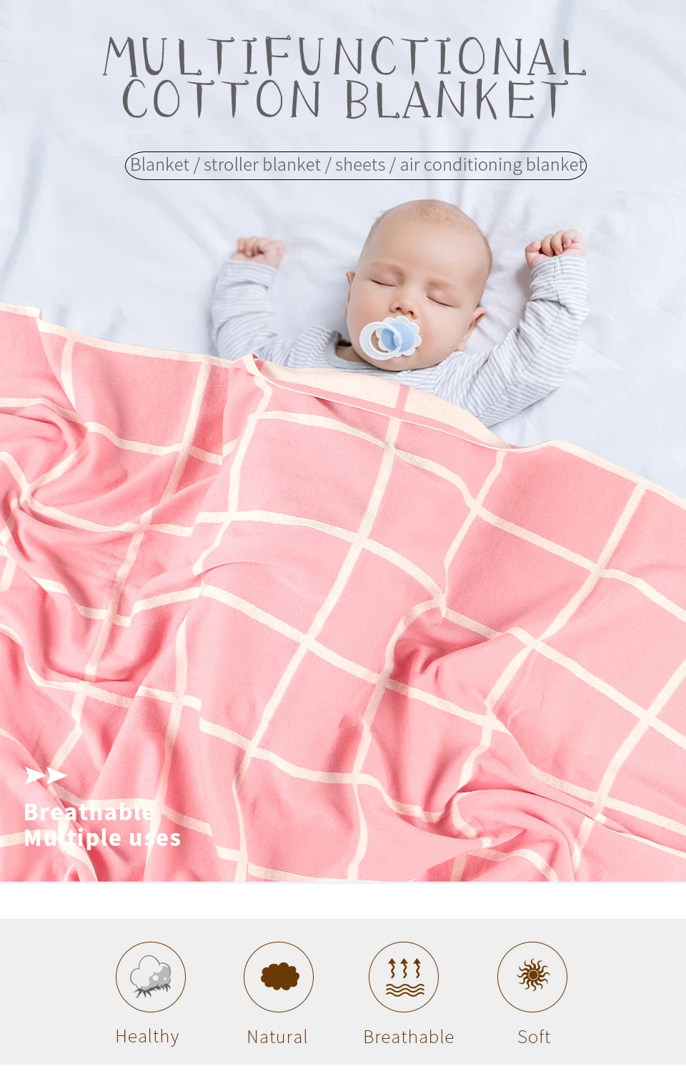Мягкие пеленки для новорожденного одеяла 100*80 см младенческой малыша диван-кровать одеяла модная детская фотография аксессуар чехол для