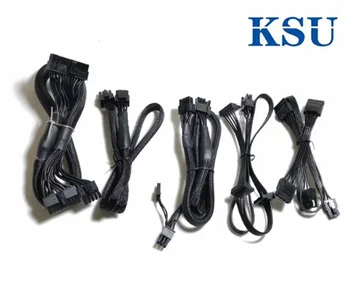 

ATX 24pin / PCI-E Dual 8pin(6+2) / SATA 15pin / IDE 4pin modular Power supply cable for Corsair RM1000X RM550X 650X 750X 850X