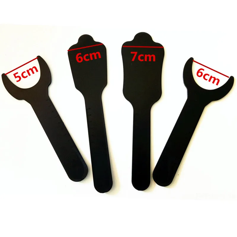 

4 Pcs Dental Orthodontic Photographic Image Contrast Board Oral Cheek Black Plate Lab Instrument