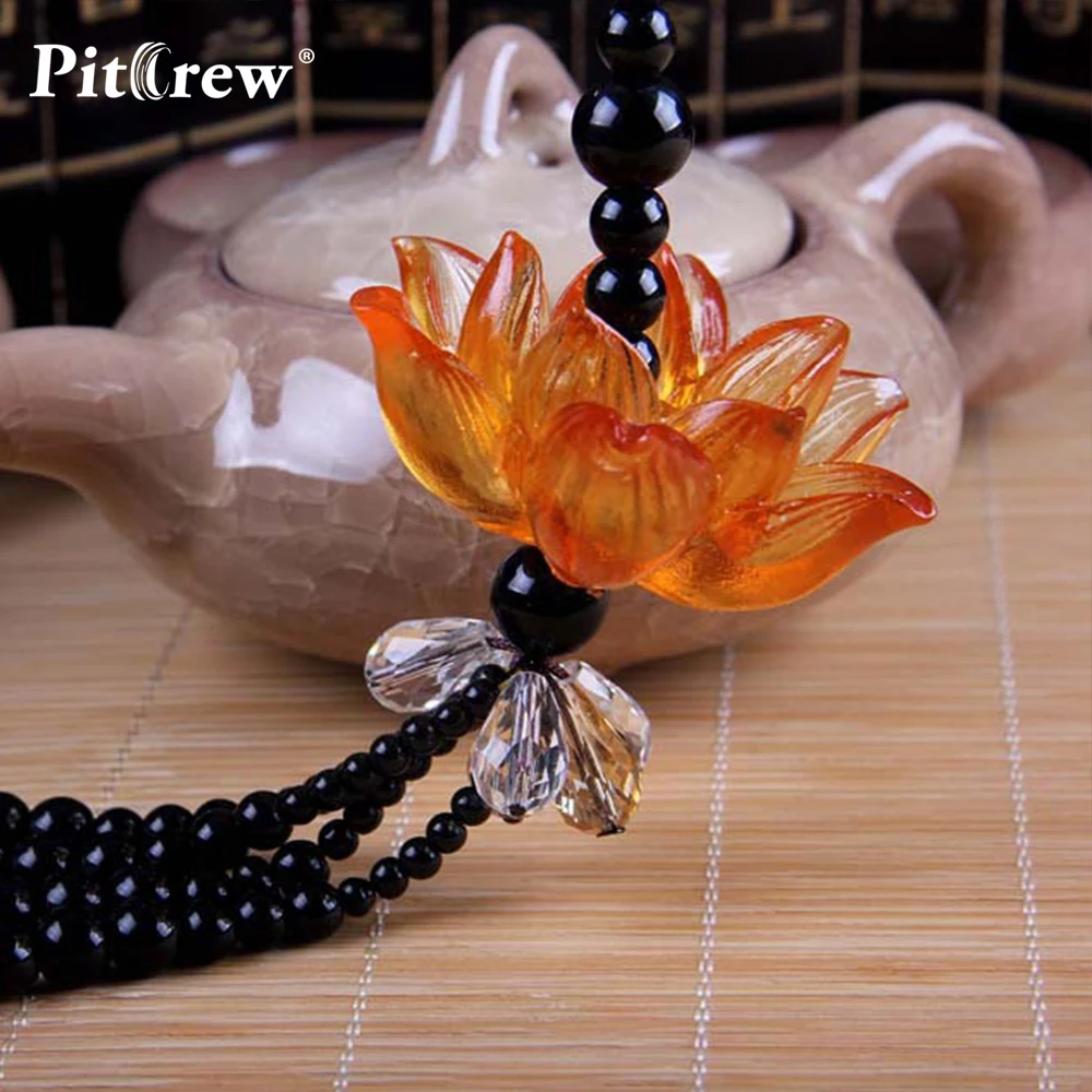 Buy Luxury Replica Crystal Lotus Car Pendant Car
