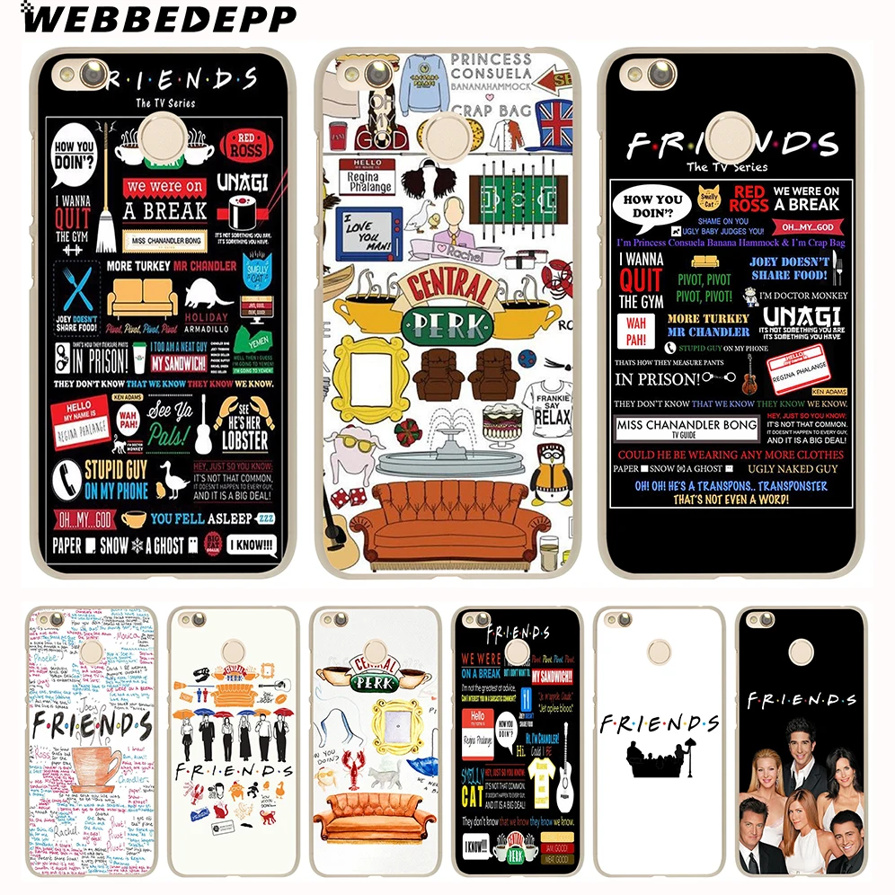 

WEBBEDEPP Friends TV Show Funny Central Perk Park Phone Case for Xiaomi Redmi 4X 4A 5A 5 Plus 6 Pro 6A S2 Note 5 6 7 Pro 4X