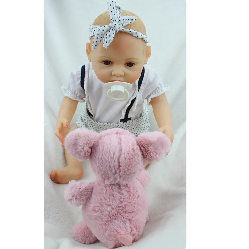 

New Full Body Silicone Reborn Girl Baby Doll 50cm Doll Reborn Babies Lifelike Newborn birthday Present Gift Juguetes Brinquedos