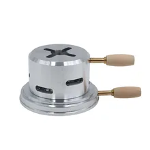 1 шт. алюминиевый сплав уголь для кальяна держатель наргиле тепловое устройство Chicha глина аксессуары