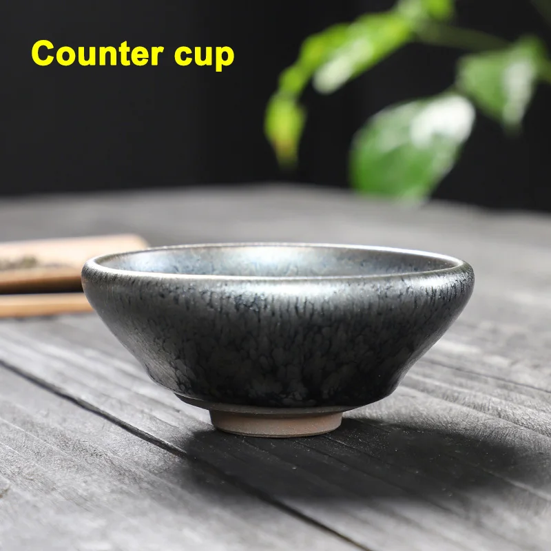 Горячая 1 шт. керамическая чашка в китайском стиле стиль керамика чайная кружка столовая одежда для домашнего использования LFD - Цвет: Counter cup