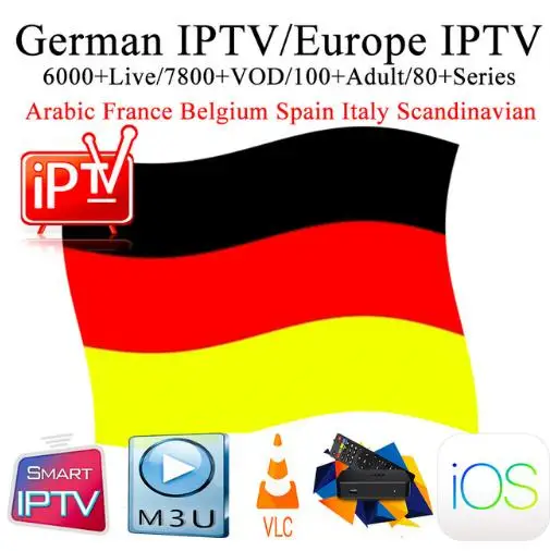 

Europe IPTV 12 Months Germany IPTV 2000+ Live Support m3u enigma2 Smart TV