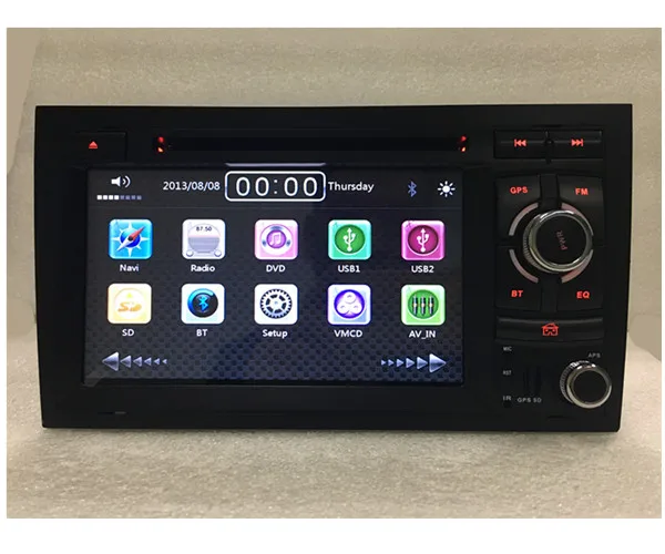 Discount Wholesale! car radio dvd navigation Player for AudiA4  S4 RS4  2002-2008 Car radio Stereo With BT Ipod Steering wheel 3G 1