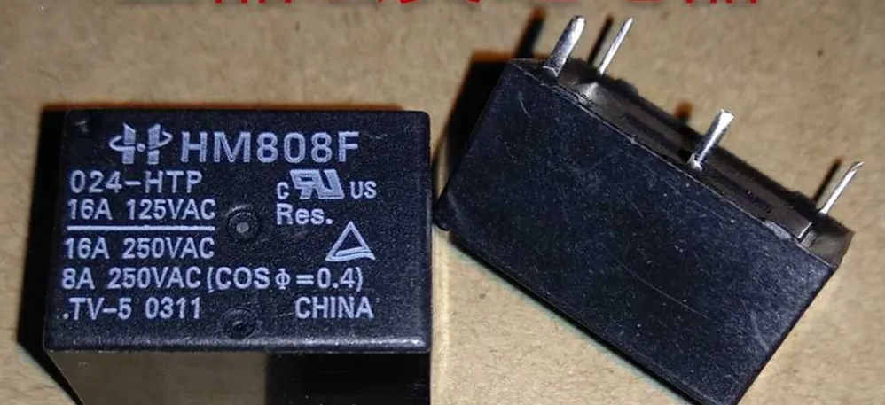 Новое реле HM808F 024 HTP 16A 250VAC 24В 24VDC DC24V 4PIN|Реле| |