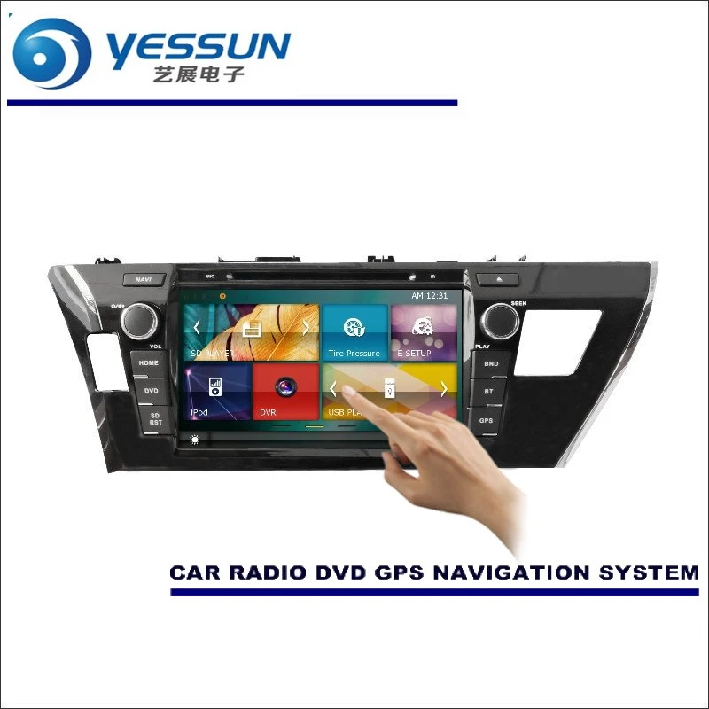 Cheap YESSUN For Toyota Corolla 2014~2016 LHD Car Radio CD DVD Player Amplifier Amplifier HD TV Screen GPS Navigation Audio Video 0
