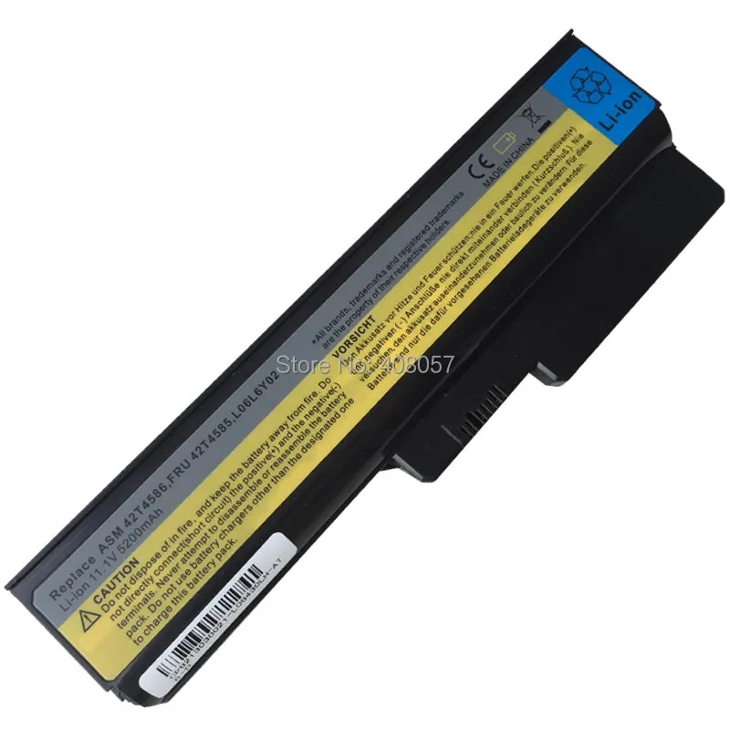 Аккумулятор для ноутбука Lenovo N500 G550 3000 G430 IdeaPad V460 Z360 B460 5200 мАч 6 ячеек бесплатная