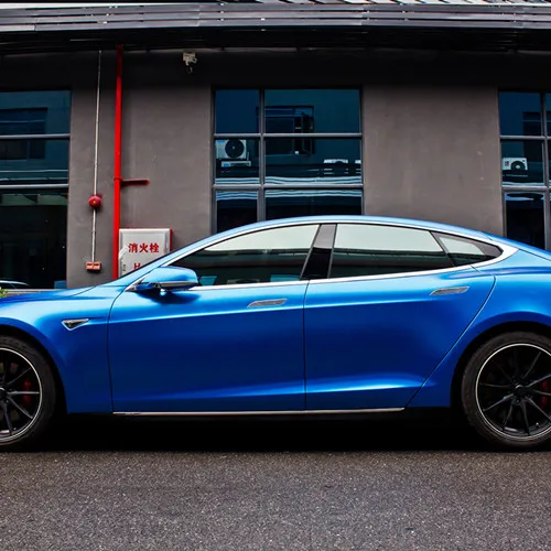 Sea Blue Многоцветная металлическая Виниловая пленка для оклейки автомобиля, пленка без воздуха, Стайлинг автомобиля стикерами, авто украшение из фольги с 1,52x18 м - Название цвета: Sea Blue