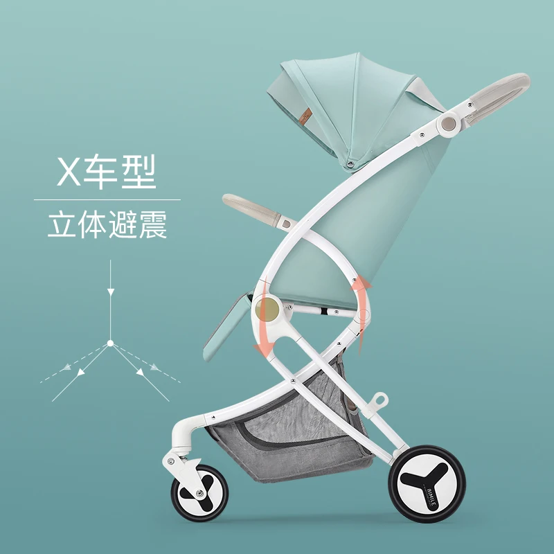 

Aluminium alloy tires baby stroller high landscape light portable folding newborn children simple baby child umbrella stroller