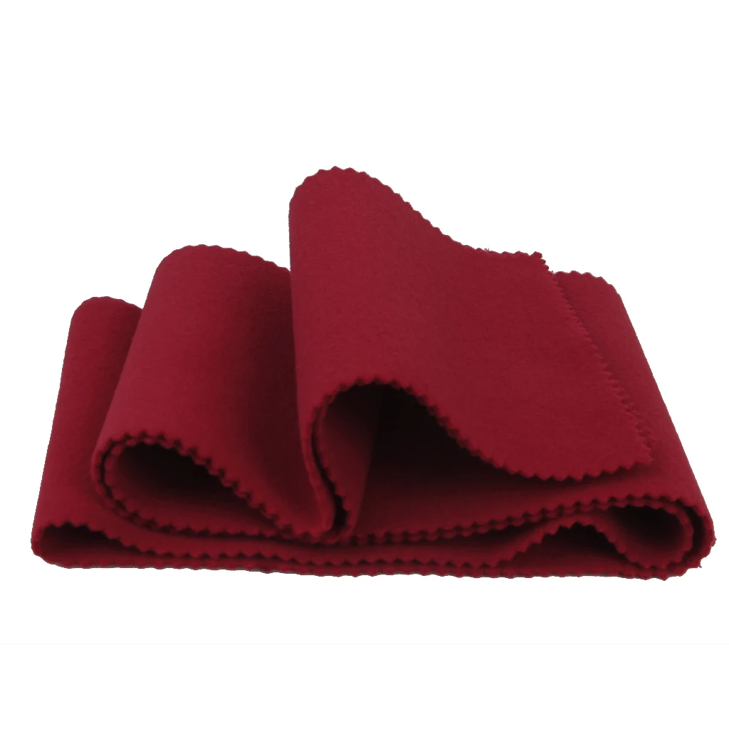 128 x 15cm Red Soft Material Felt Piano Key Cover Keyboard Dust Cover Musical Instruments Accessory