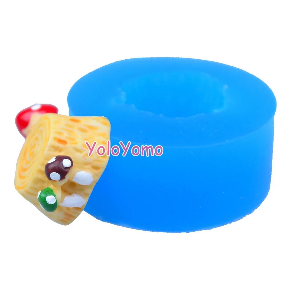 V040YL 17 мм пень с силиконовая форма в виде гриба для Sugarcraft Fondant кукольный домик