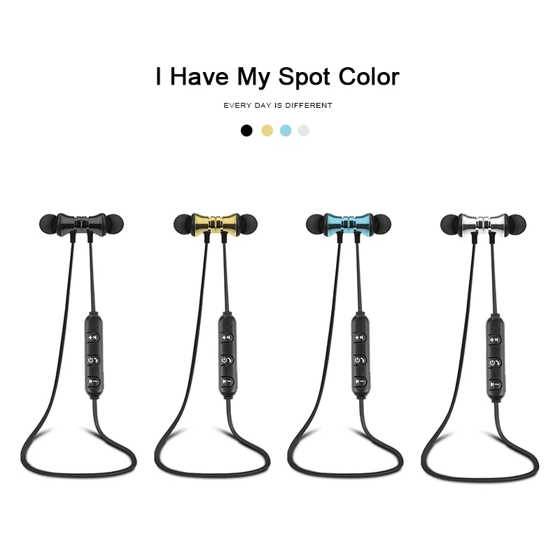 

Bluetooth headphone Wireless Sports earphone waterproof S8 Wireless Magnetic Stereo Bass Music Earpieces with Mic Headset