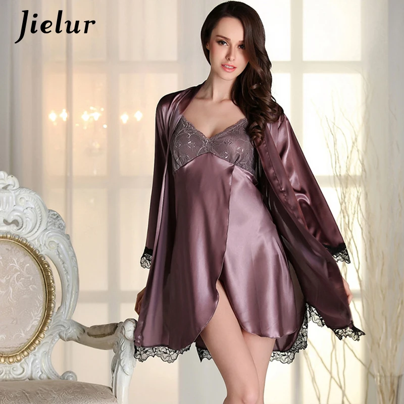комплект сорочка и халат шелк. шикарный пеньюар. пеньюары из шелка. женщина в пеньюаре. халат №901 felisse 901хф.