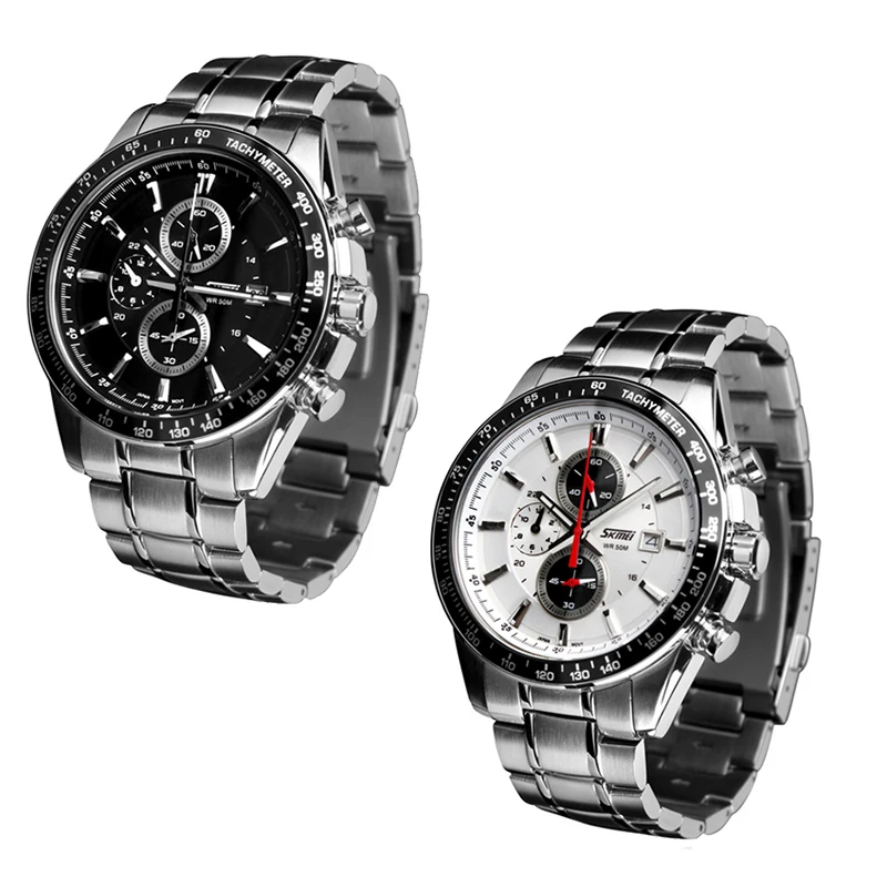 Спортивные мужские часы Топ Наручные Роскошные 2018 dual time роскошные кварцевые