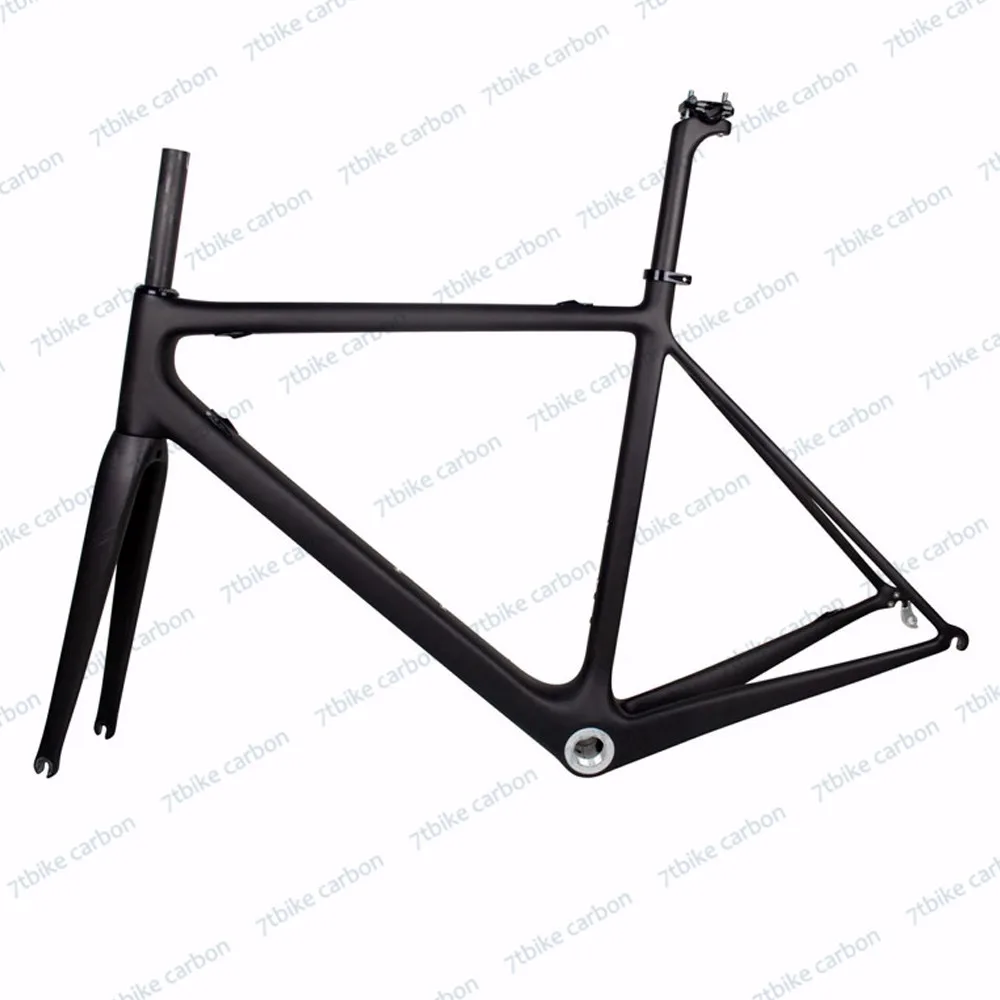 Best 7-TIGER Carbon Road bicycle carbon frame+seat post+clamp+headset+fork 1