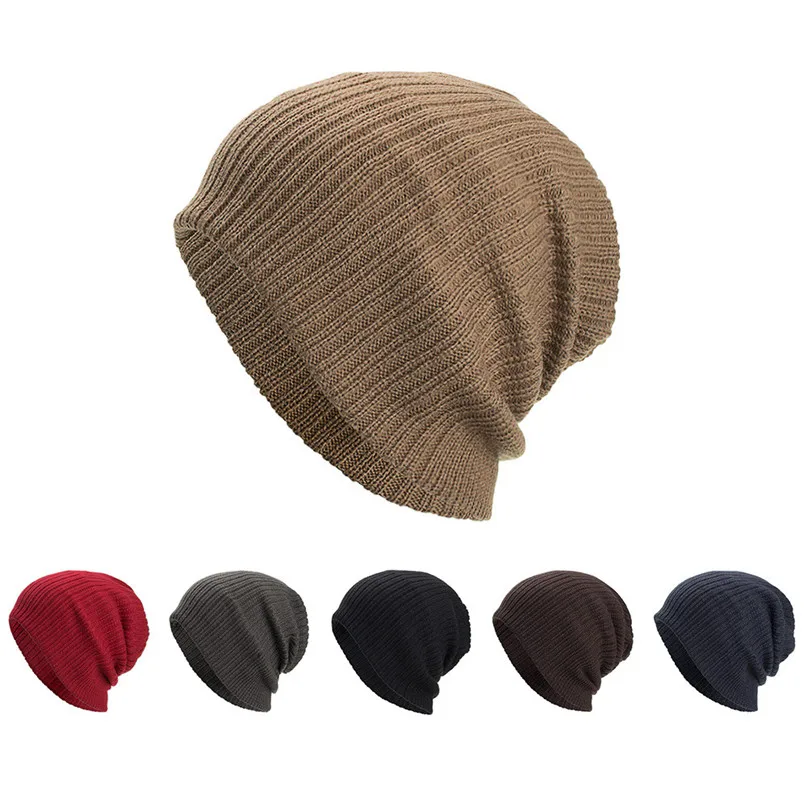 Winter Men Riding cap Ice Skating Cap Women Snowboard Hat Outdoor Knitted Warm Ski Skull Cap Beanie Cycling hat Women #2s24 (1)