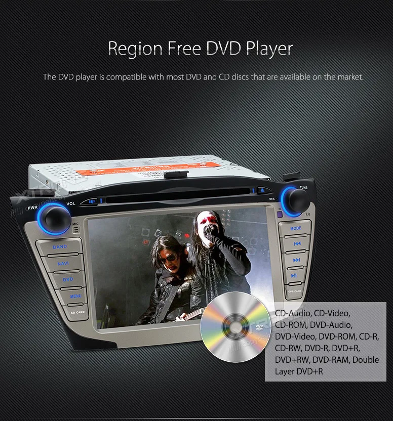 Discount XTRONS 7 inch HD Touch Screen Car DVD Player Steering Wheel GPS Navigation for Hyundai IX35 2009 2010 2011 2012 2013 2014 2015 11