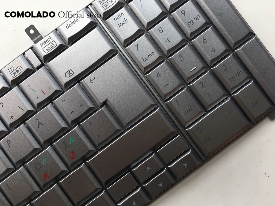 ND Nordic Keyboard For HP Pavilion HDX16 X16 X16T X16-1100 X16-1200 UT6 silver With Backlit keyboard  ND Layout (2)