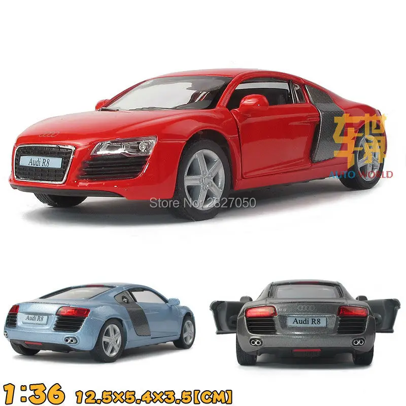 amazing 1:36 5 Inch Mini R8 Sports Car Alloy Model Racing Car Pull Back Toy Car As Gift For Boy Kids
