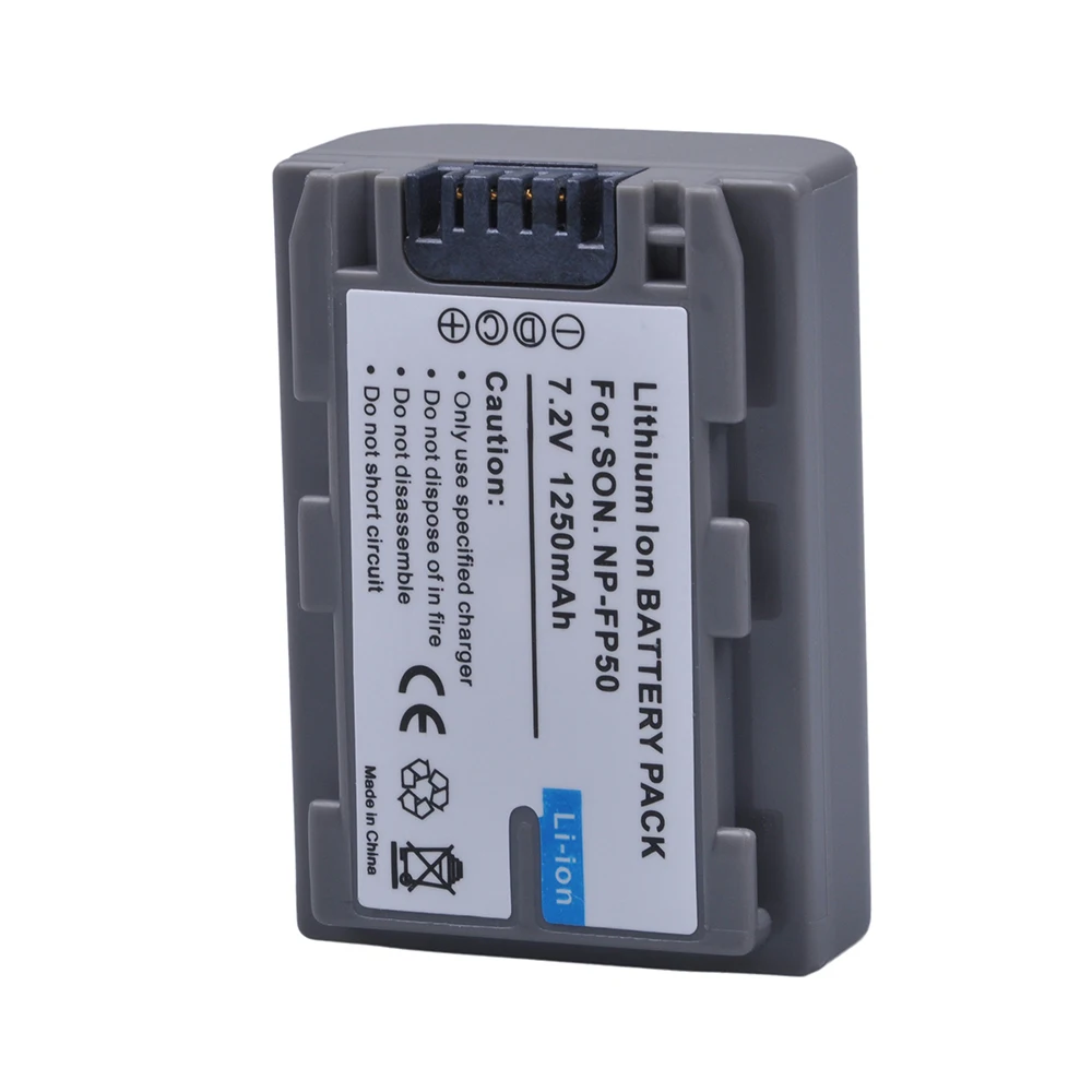 3 шт. 1250 мА/ч NP FP50 FP51 батареи для Sony DCR DVD103 DVD105 HC3 HC16 HC40 SR30 SR40 SR100|Цифровые