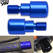 1 пара алюминиевых ручек для мотоцикла рукоятка концы руля ручки для YAMAHA MT-125- TDM 850 1991-1999 TDM 900A 2004-2010