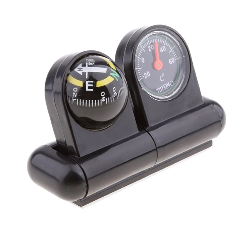 Multifunction Car Compass Thermometers Outdoor Travel Car Accessories Tool Level Wave Truck Mini Compass Decorations Multifunction Car Compass Thermometers Outdoor Travel Car Accessories Tool Level Wave Truck Mini Compass Decorations