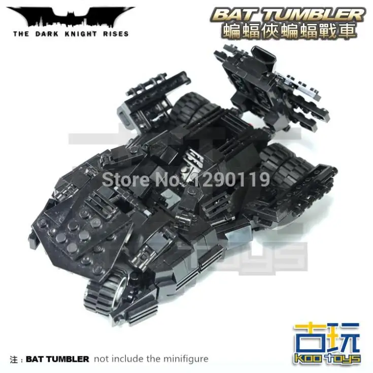

MOC 338pcs BATMAN Movie vs SUPER MAN Dawn of Justice 05's BAT TUMBLER Car Super Heroes Model Building Blocks minifig Kids Toys