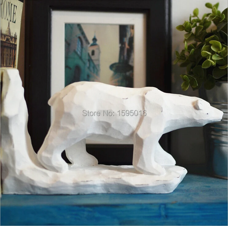 Polar bears decorations,creative European Nordic Quebec home decor