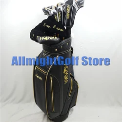 Palos de Golf Honma S-05 Beres Clubes Completos de 4 Estrellas Juego Golf Driver + Madera + Hierros + Putter Eje de Grafito con Funda + Bolsa Caddie Palos de Golf Honma S-05 Beres Clubes Completos de 4 Estrellas Juego Golf Driver + Madera + Hierros + Putter Eje de Grafito con Funda + Bolsa Caddie