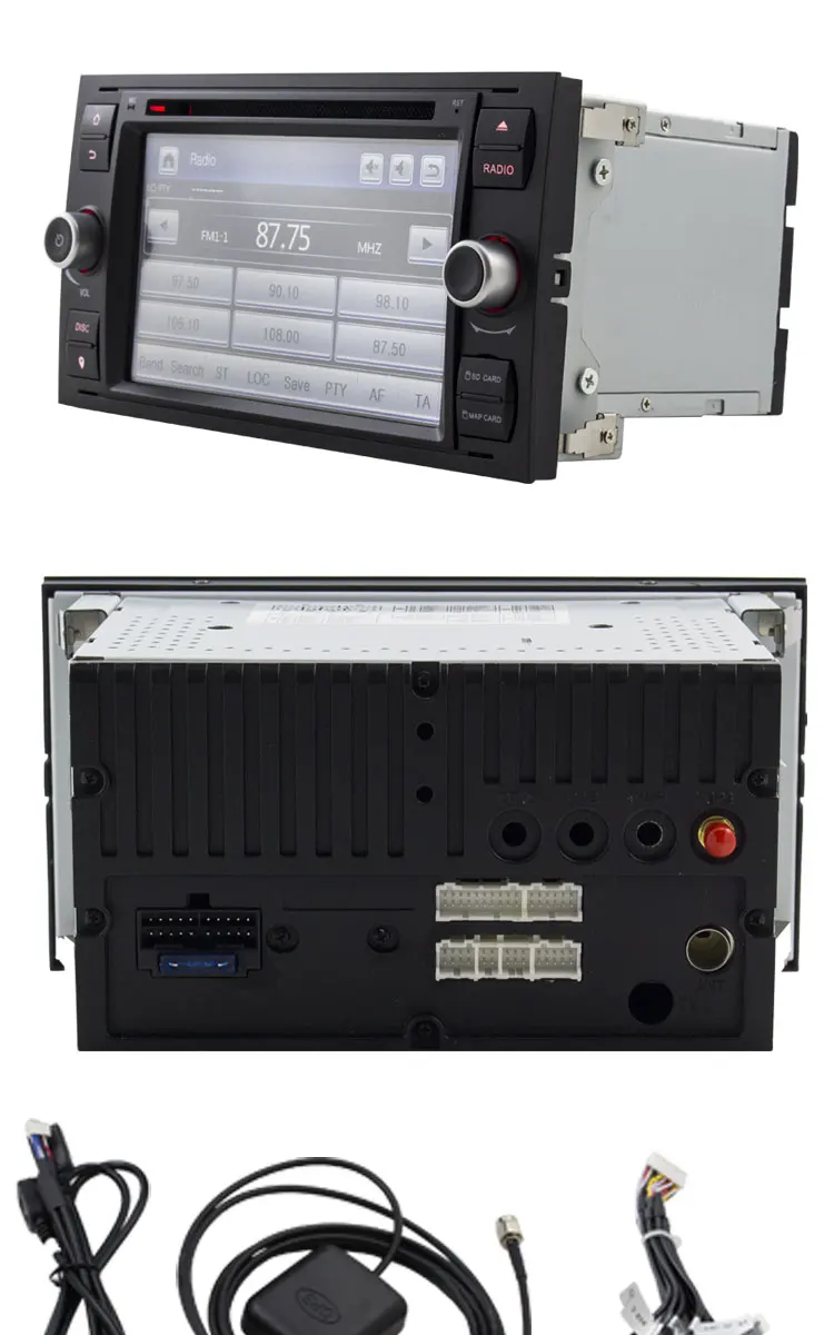 Best TOPBSNA Car multimedia Player For Ford Mondeo S-max Focus C-MAX Galaxy Fiesta transit Fusion Connect kuga 2 din Car Radio Stereo 8