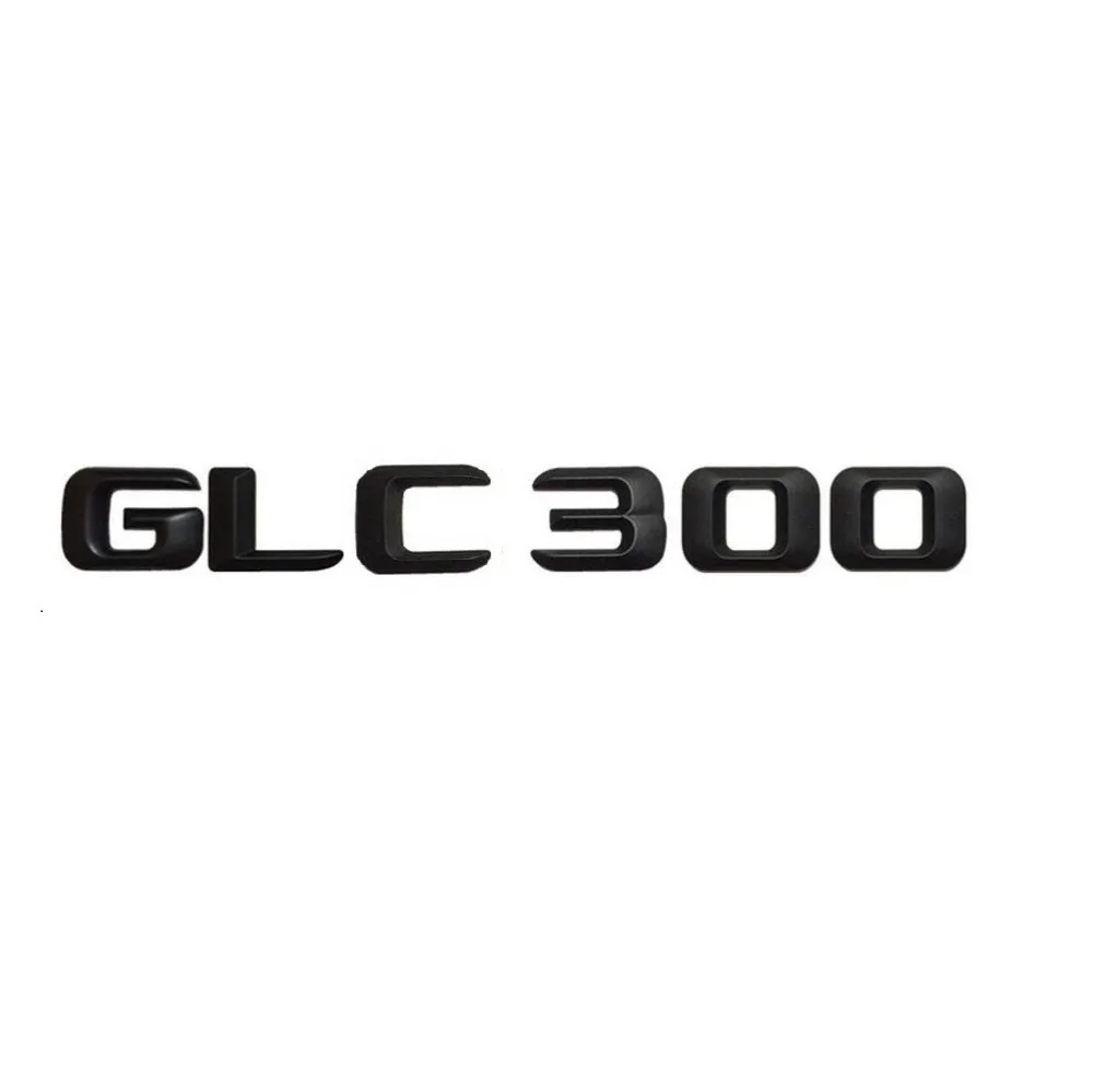 

Matt Black " GLC 300 " Car Trunk Rear Letters Words Number Badge Emblem Decal Sticker for Mercedes Benz GLC300 Class GLC300