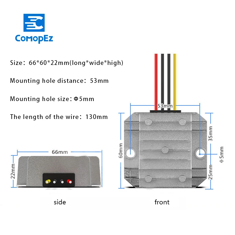 12V повышающий преобразователь постоянного тока 12V 24V до 3,3 V 3,7 V 4,2 V 5,6 V 7,5 V 9V 10A DC Питание модуль повышающего DC-DC Conversor автомобиля Питание