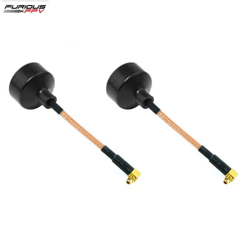 

2PCS FuriousFPV 5.8G 2.2dBi BigMac Antenna MMCX 90 Degree LHCP Black for RC Models Multicopter Part Accessories VS Realacc UXII