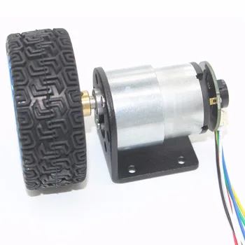 

Encoder motor, smart car motor, DC12V encoder small motor, fixed frame, coupling, wheel