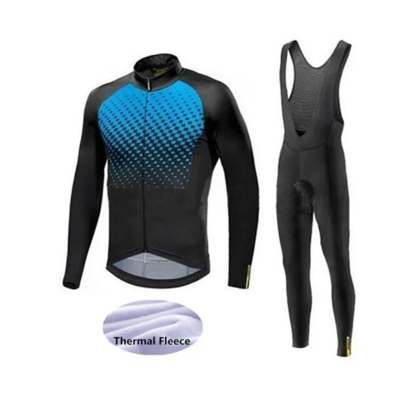 

Black Red 2017 Mavic Winter Thermal Fleece Cycling Clothing Men's Cycling Jersey Set Ropa Ciclismo Invierno Maillot Cycling Suit
