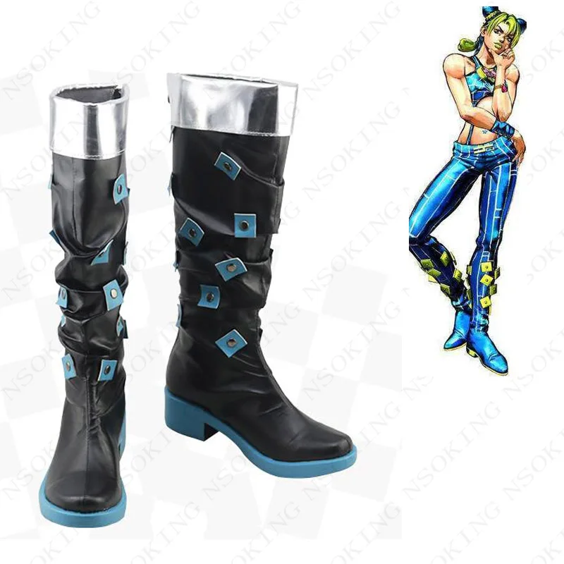 

JOJO'S BIZARRE ADVENTURE Jolyne Cujoh Jolyne Kujo Anime boots Cosplay Shoes